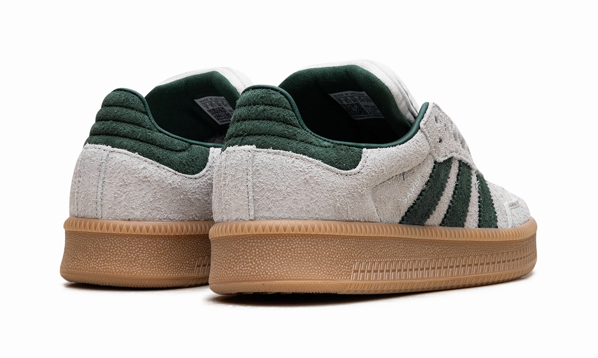 Non Marking Sole Soft Hike Samba XLG "Putty Grey Collegiate Green"