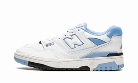 550 "White / Carolina Blue" Durable Mesh Vamp Ventilated Mesh