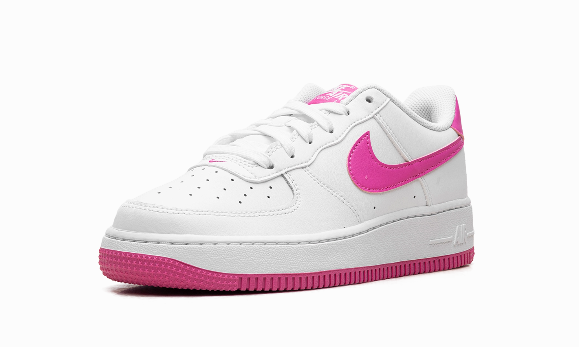 Cloud Light Form Fit Air Force 1 GS "White Laser Fuchsia"