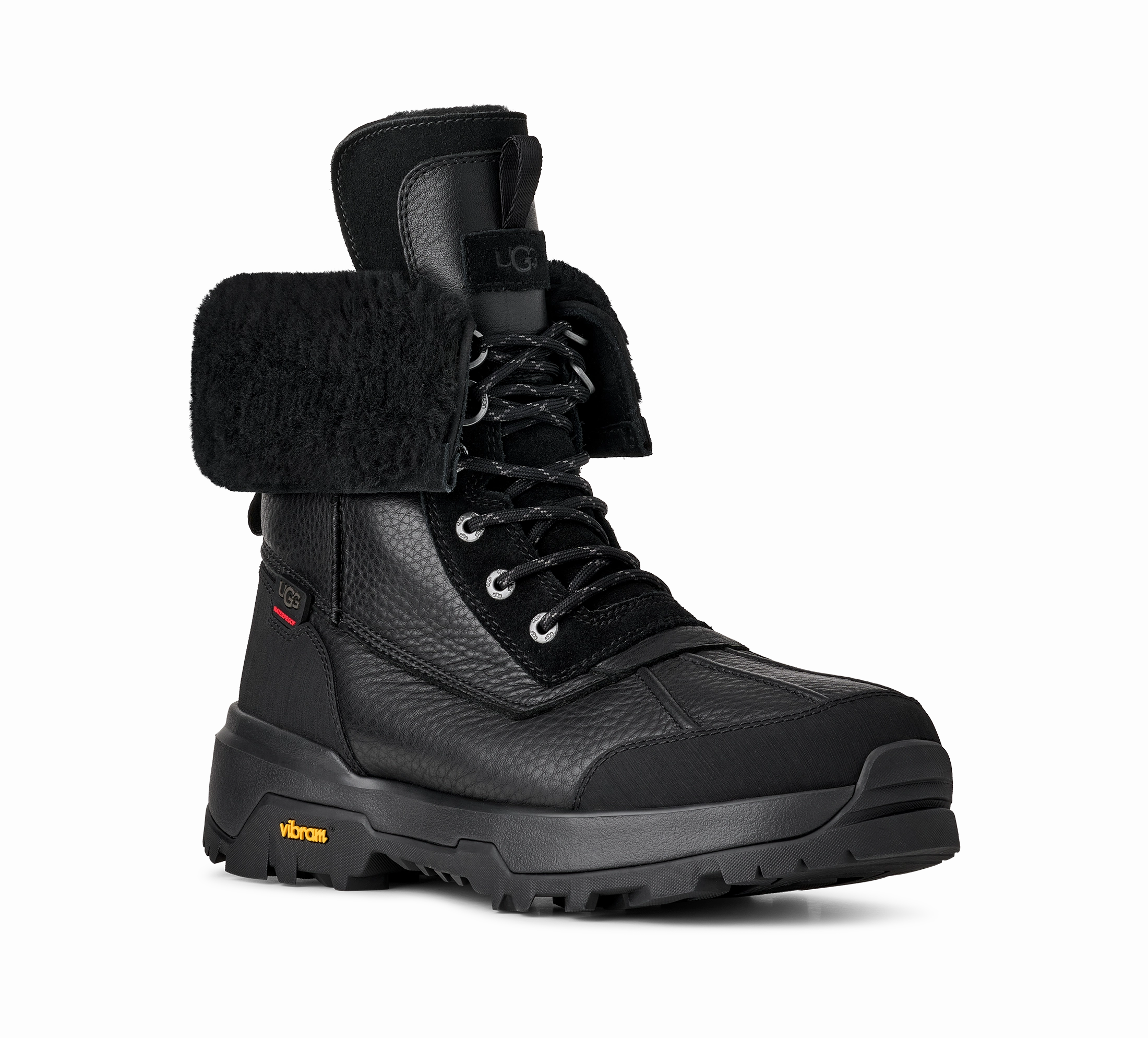 Compression Molded Midsole Cushioned Step Adventure Journey Men's Adirondack Boot XXV - Black