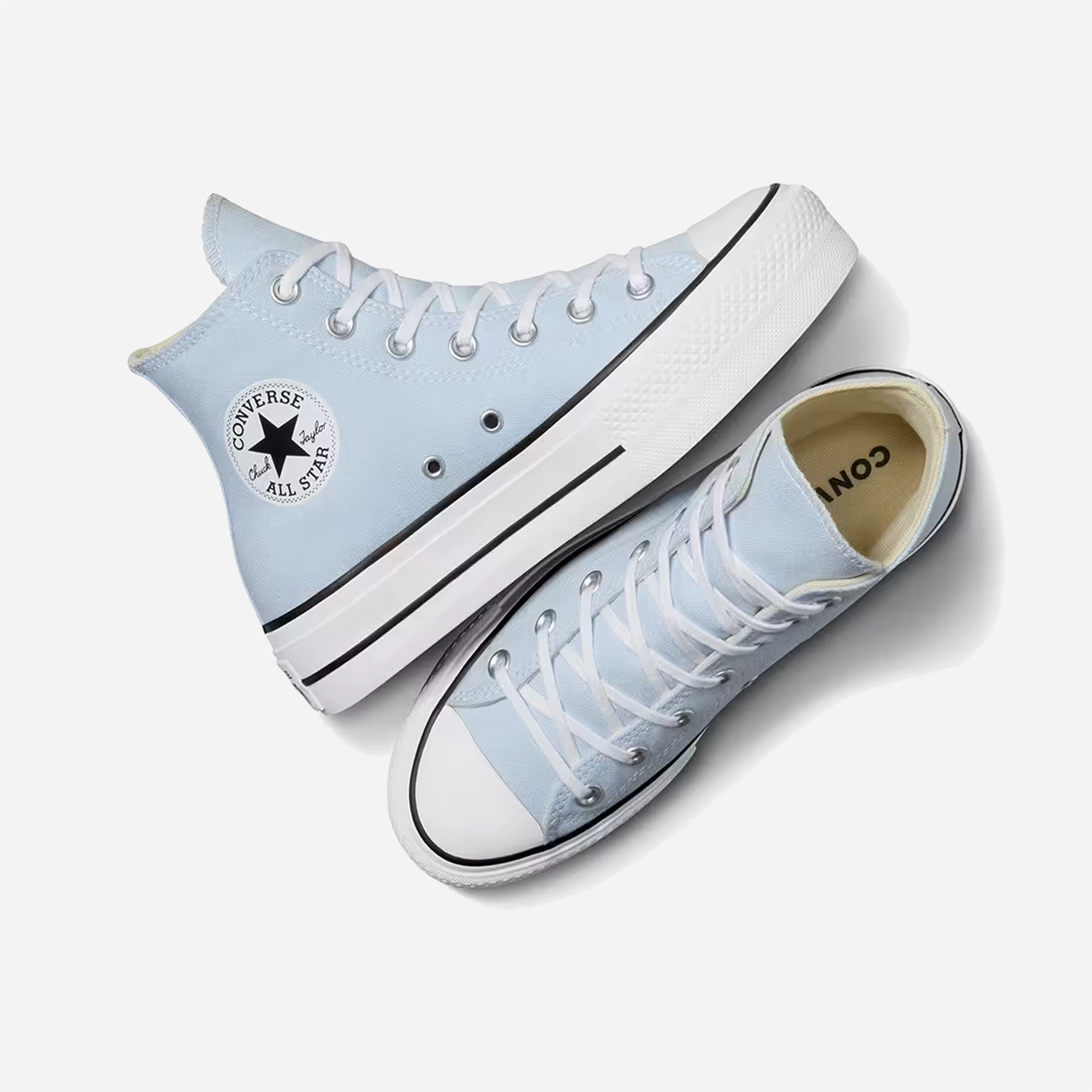 Converse | CHUCK TAYLOR ALL STAR LIFT PLATFORM { BLUE Non Toxic Components Foam Comfort