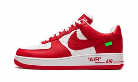 Louis Vuitton Air Force 1 Low "Virgil Abloh - White/Red" Parkour Hike