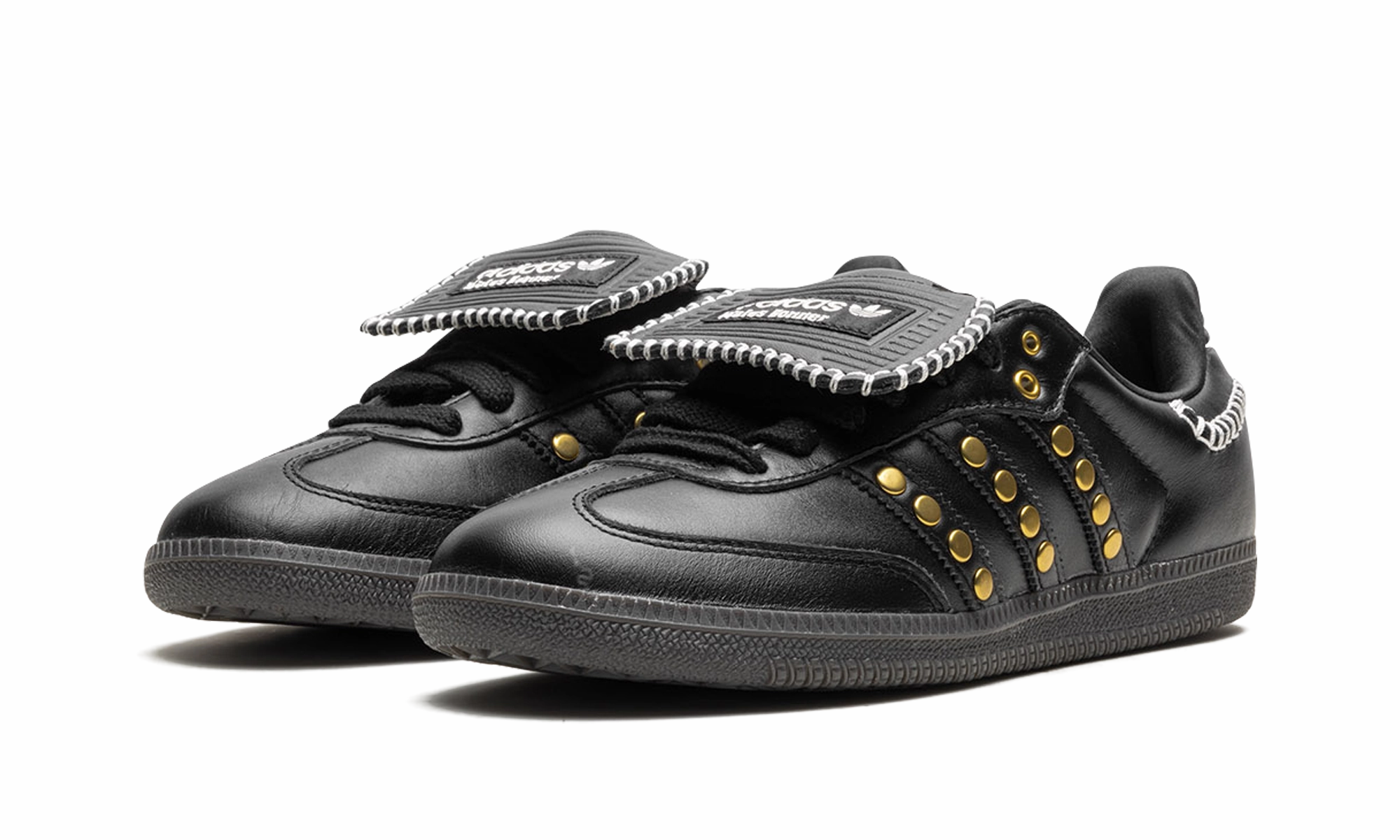 Machine Washable Fabric Energy Step Samba "Wales Bonner - Studded Pack - Black"