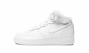 Fog Hike Air Force 1 Mid GS "Triple White"