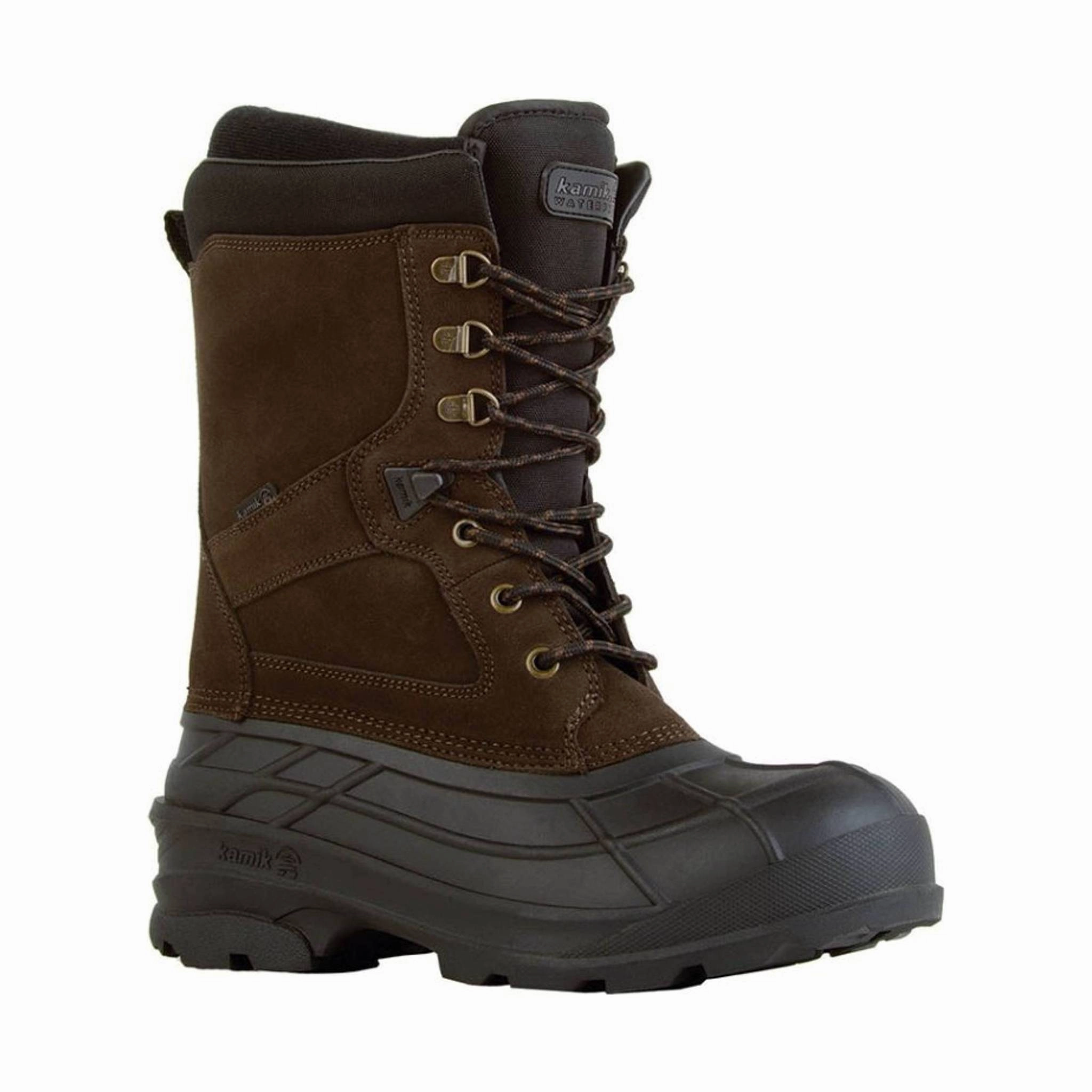 Seamless Comfort City Walking Modern Kamik Men's Nation Plus Winter Boots - Dark Brown