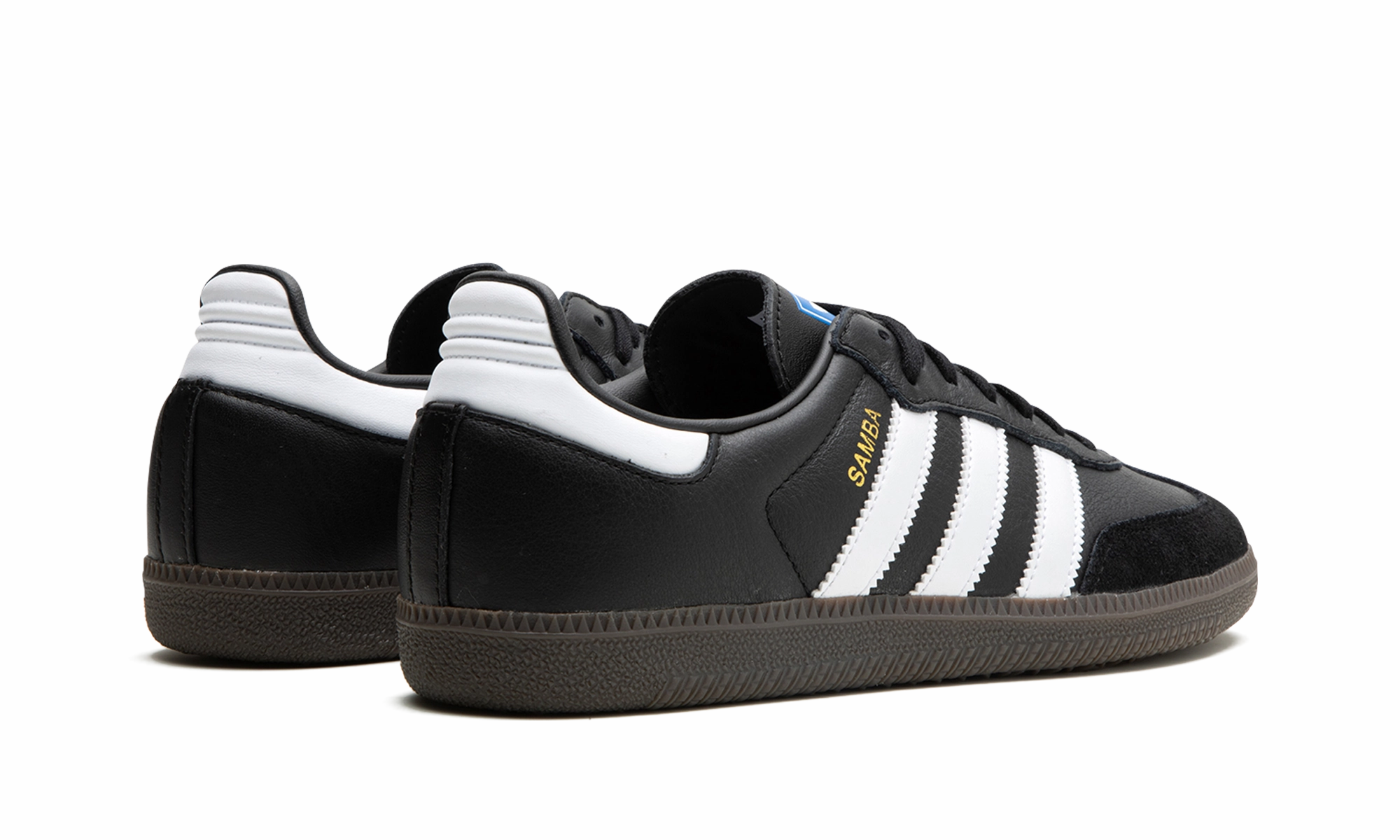 Wood Step Deep Black Samba Og J GS "Black / White / Gum"