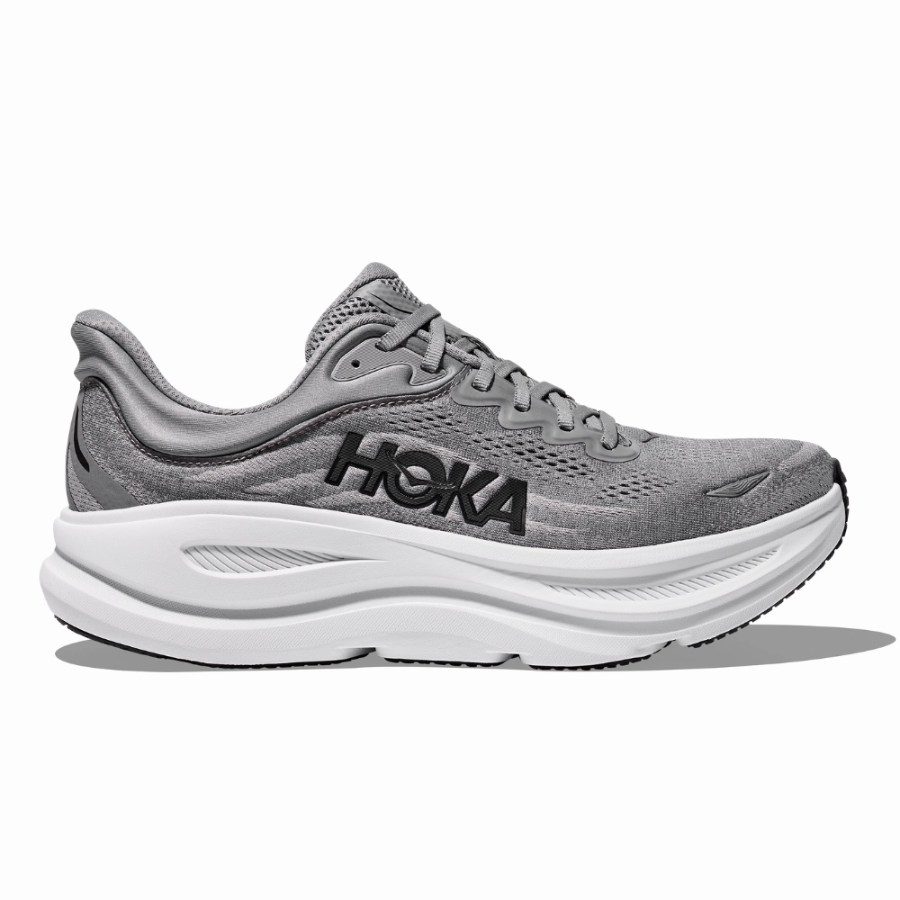 Men's Bondi 9 - Galactic Grey / Stellar Grey Thermoplastic Heel Support All Day Comfort Engineering