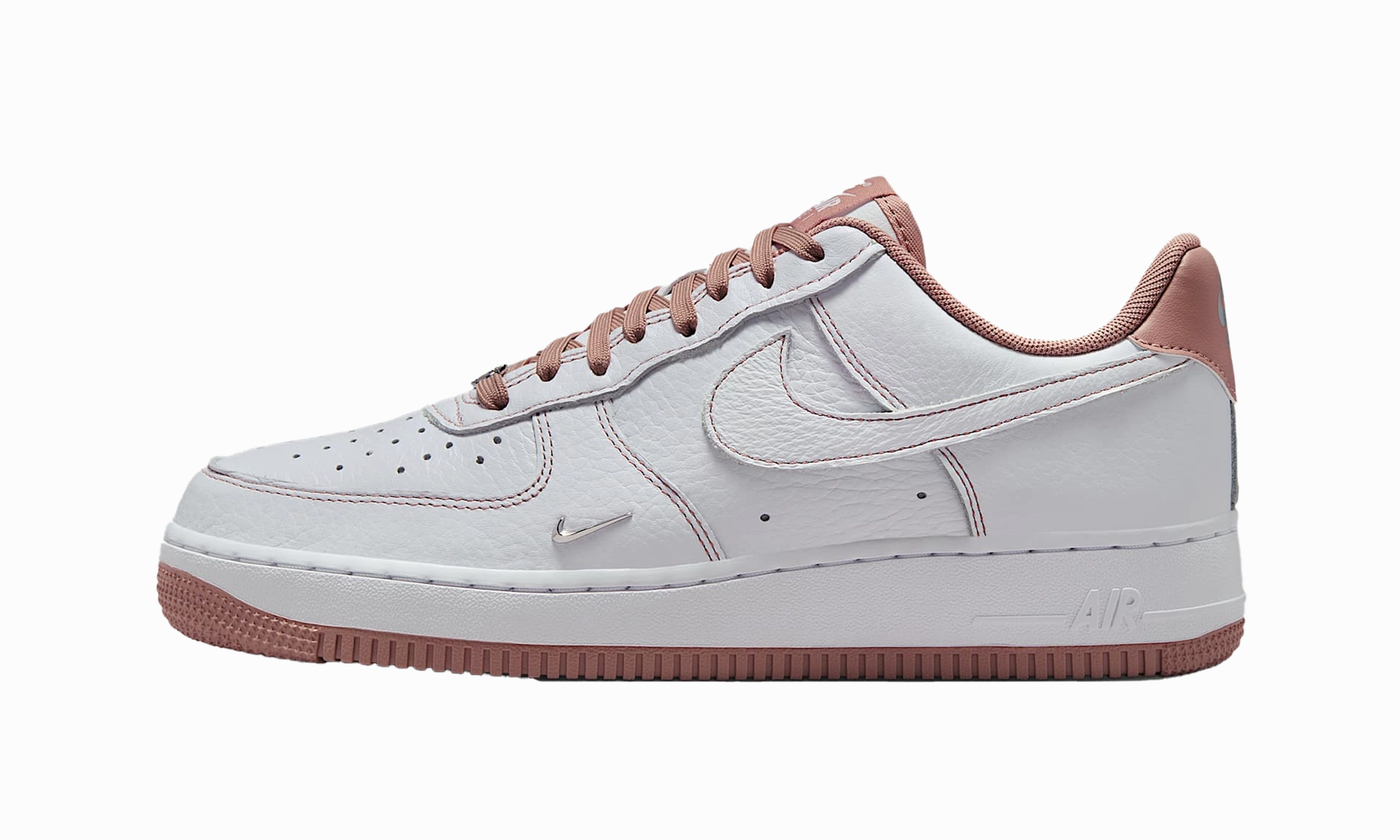 Lightweight Step Air Force 1 Low '07 WMNS "Mini Jewel - White / Particle Pink"