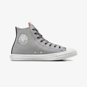 Converse | x TRANSFORMERS CHUCK TAYLOR ALL STAR { GREY/COURT PURPLE/MULTI Friction Resistant Materials Zero Grip Failure