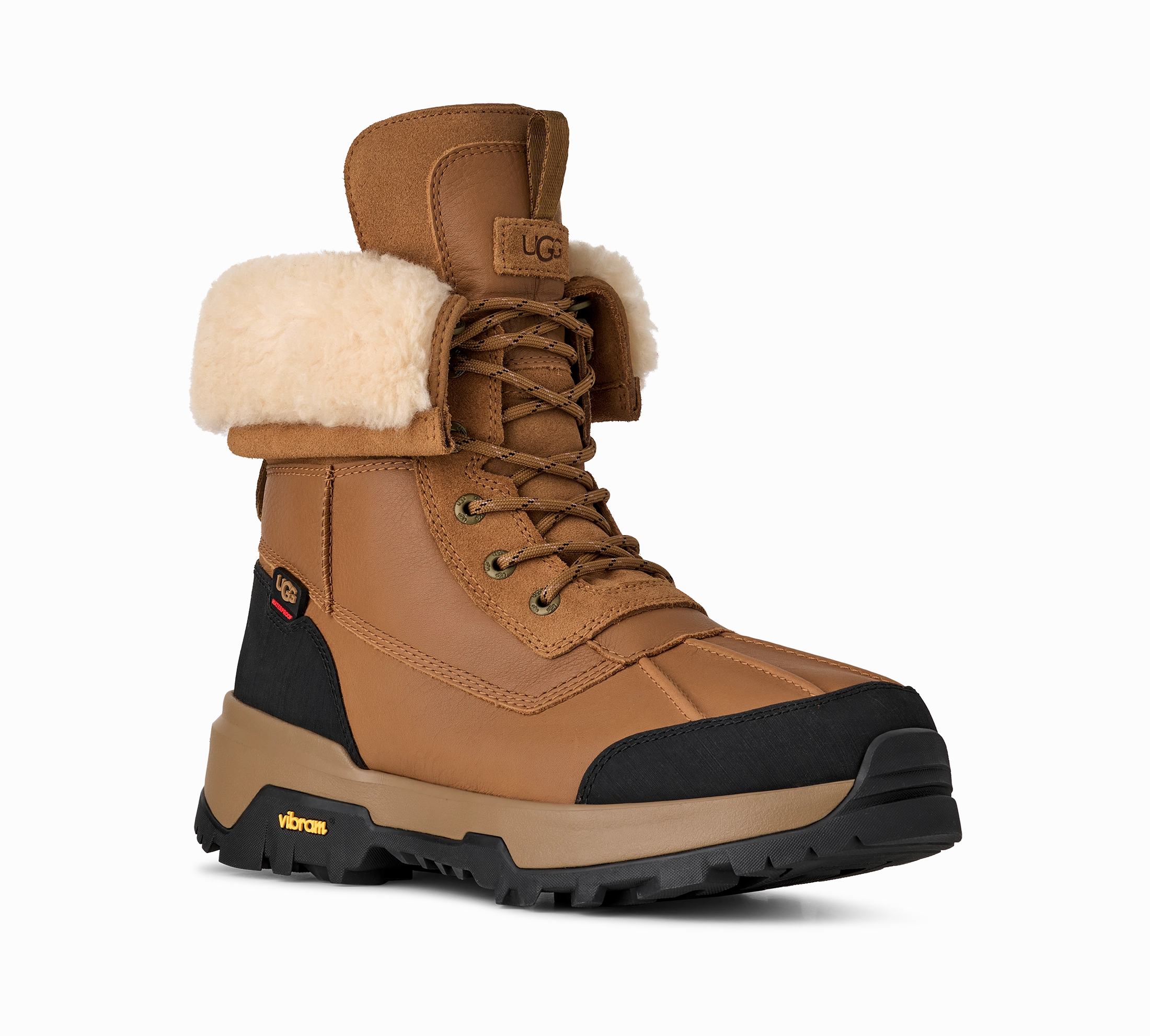 Snake print Rugged Built Cold Climate Men's Adirondack Boot XXV - Chesnut