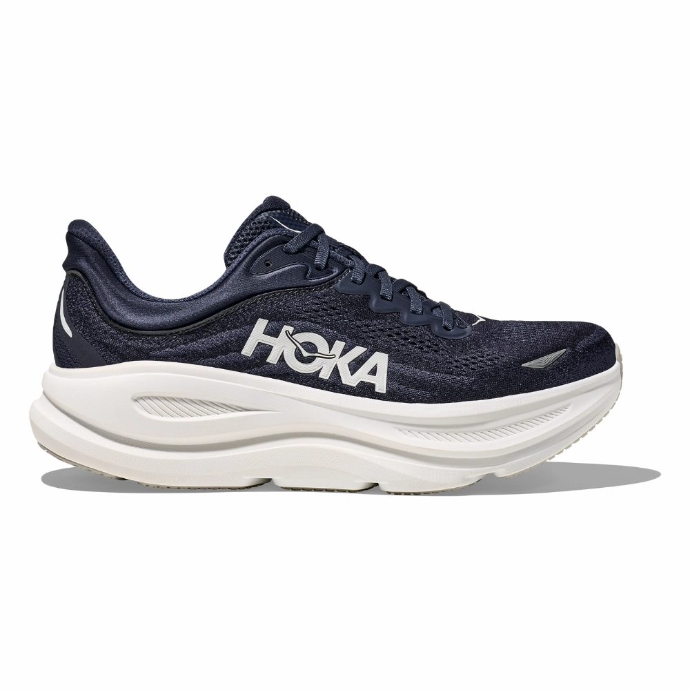 Men's Bondi 9 - Varsity Navy / White Bouncy Ride Feel