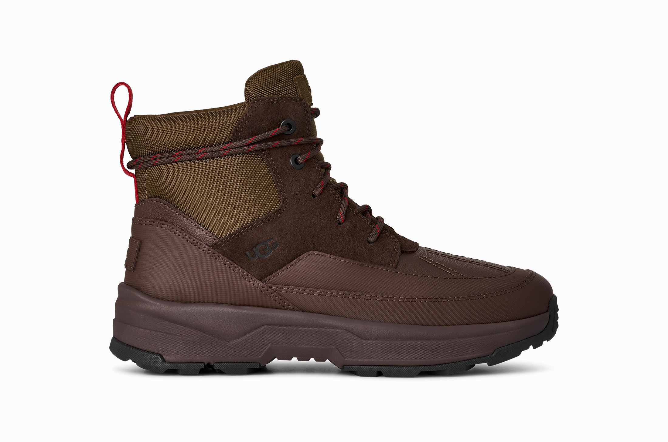 Men's Truckee Field Boot - Dark Toffee Tactile Feedback Sole Lace-Up Style