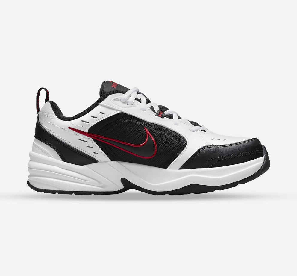 Men's Wide Fit Nike 416355-101 Air Monarch Iv Training Shoes Vegan Synthetic Leather Reinforced toe box