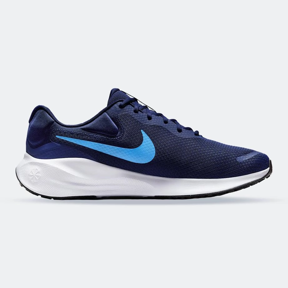 Breathable Knit Upper Men's Wide Fit Nike FB8501-400 Revolution 7 Running Trainers