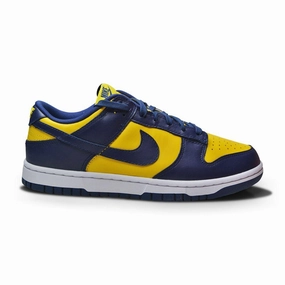 Mens Nike Dunk Low Retro - DD1391 700 - Varsity Maze Midnight Navy Valley Step