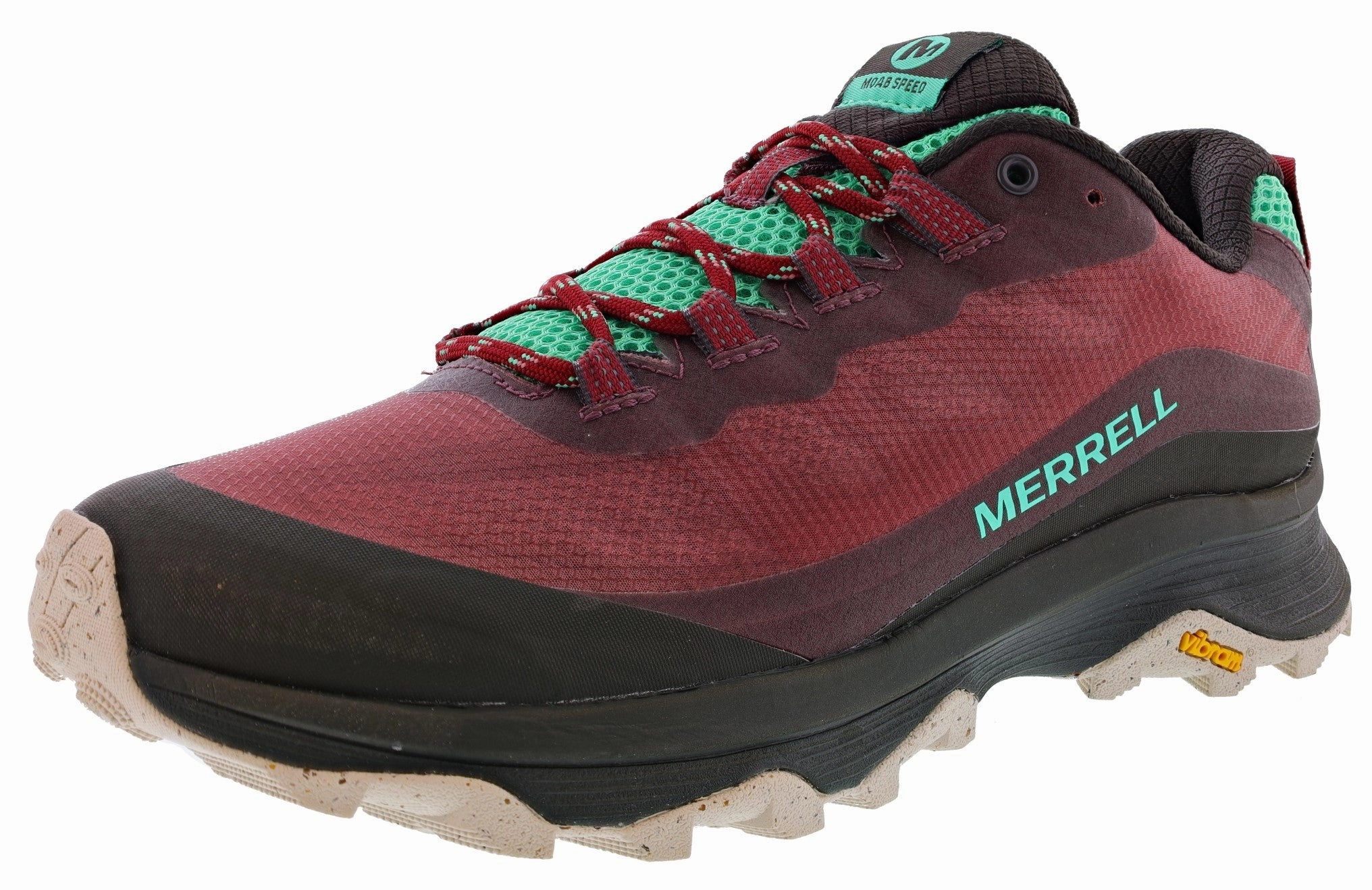 Merrell Moab Speed Hiker Trail Running Shoes Women's Sports Footwear Pressure Distribution Tech Lightning Lacing System