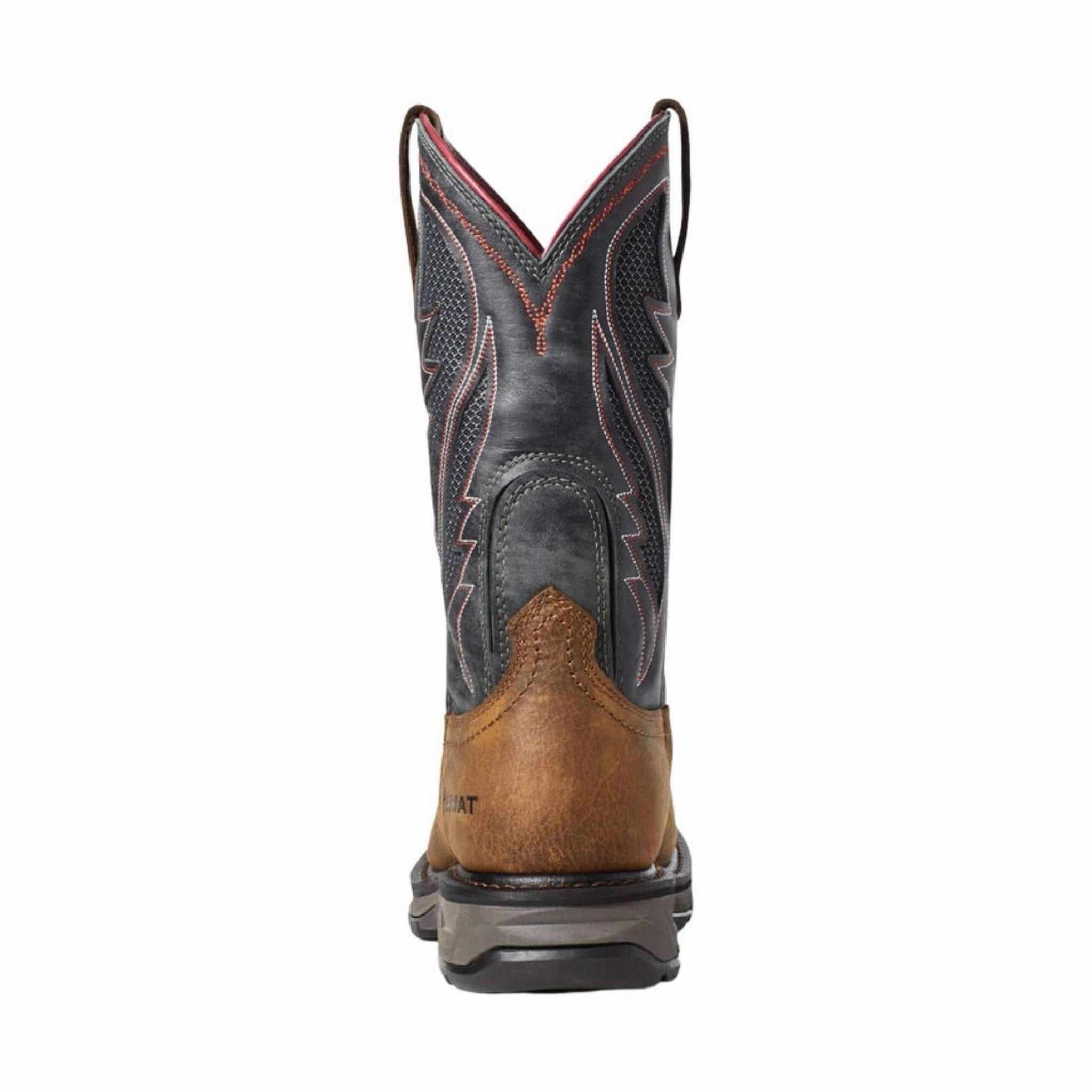 Rough texture Snake print Ariat Men's WorkHog XT VentTEK Waterproof Work Boot - Rye Brown
