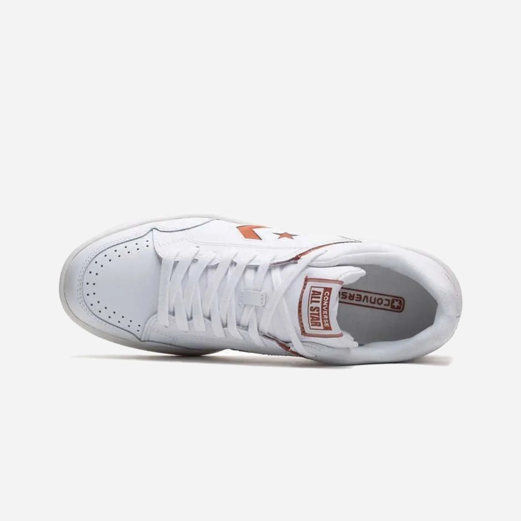 Clean Finish breathable panels Converse | WEAPON LEATHER { WHITE/RED