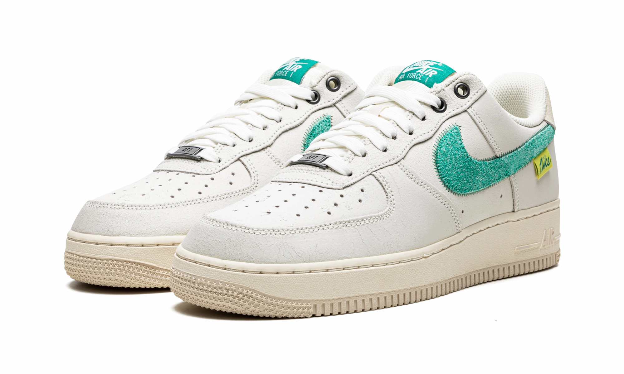 Slow Walks Air Force 1 '07 LV8 "Test of Time - Sail / Green Noise"