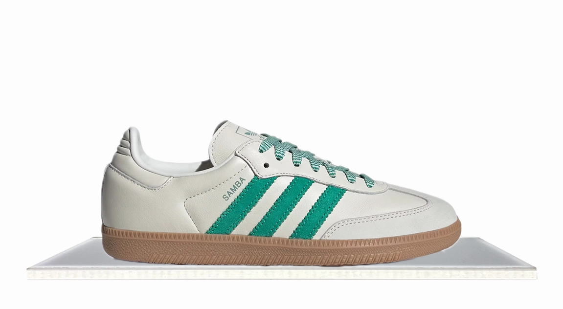 Adidas Samba Off White Court Green Outdoor Use