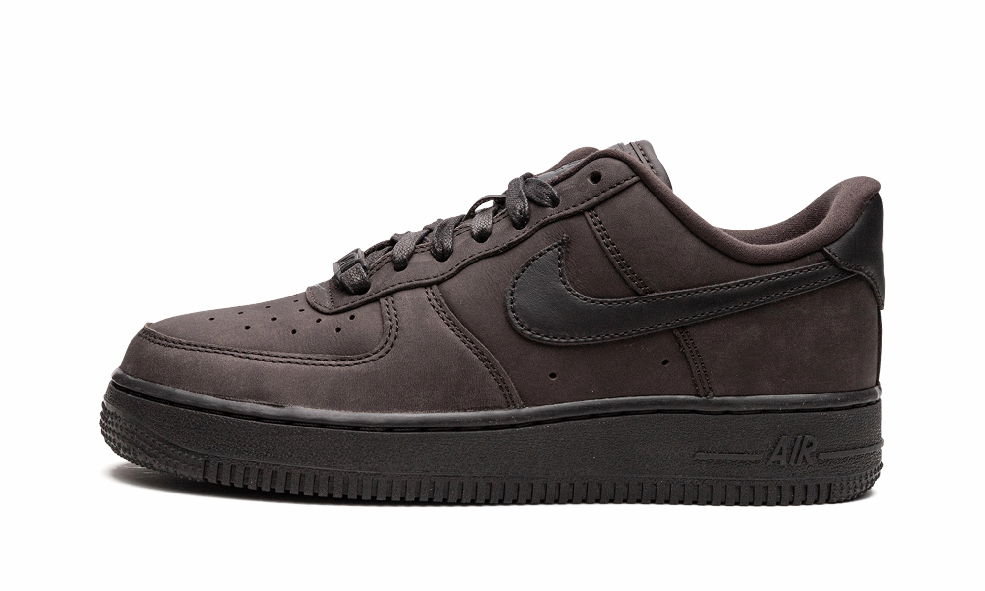 Step Support Shoe Game AIR FORCE 1 LO PRM MNS WMNS "Velvet Brown"