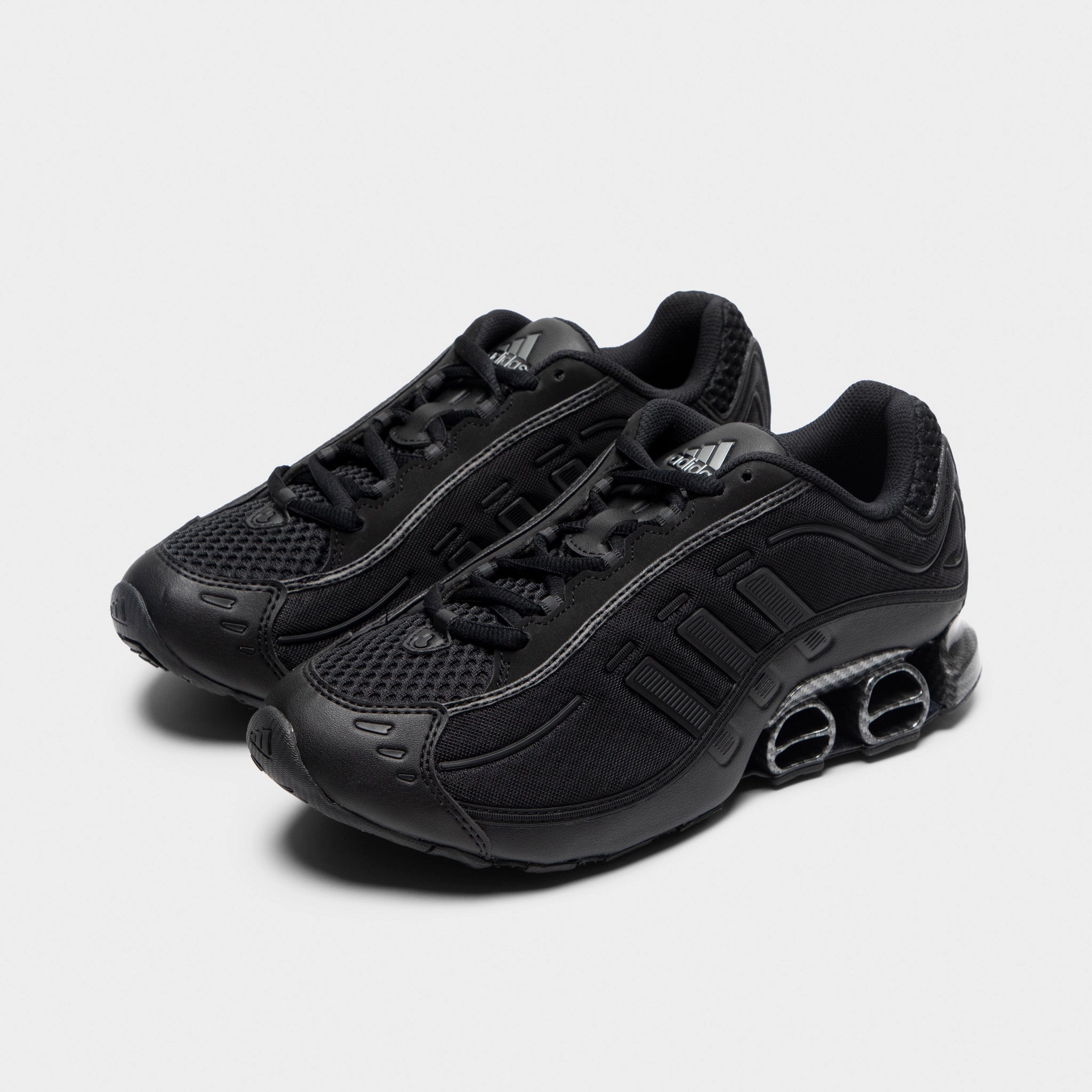 adidas Megaride O1 Black / Black - Iron Mountain Zero Drop Profile