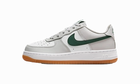 Narrow Toe Box Air Force 1 Low GS "Photon Dust Fir Gum Medium Brown White"