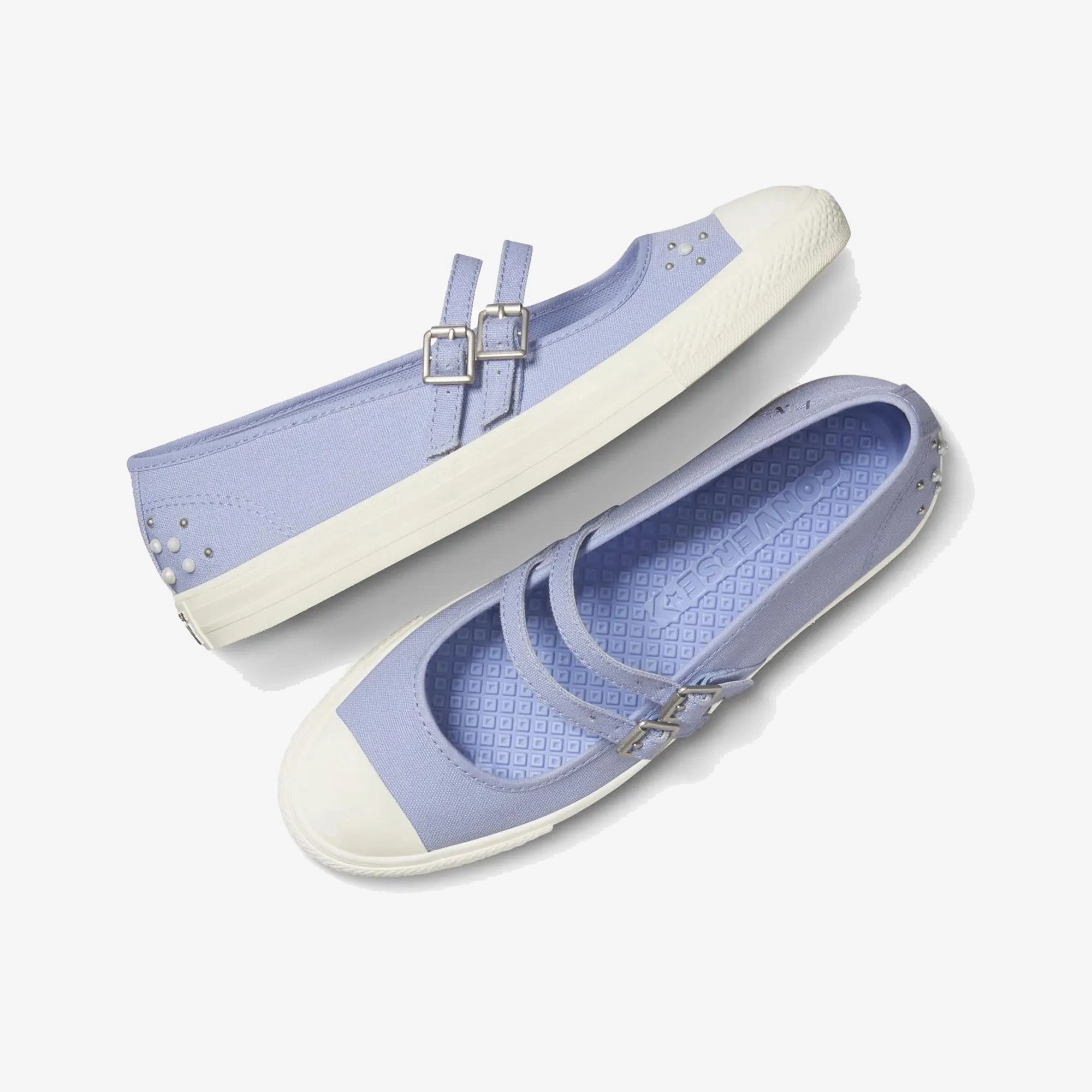 Adaptive Fit running sneakers Converse | CHUCK TAYLOR ALL STAR DAINTY MARY JANE PEARLS { BLUE