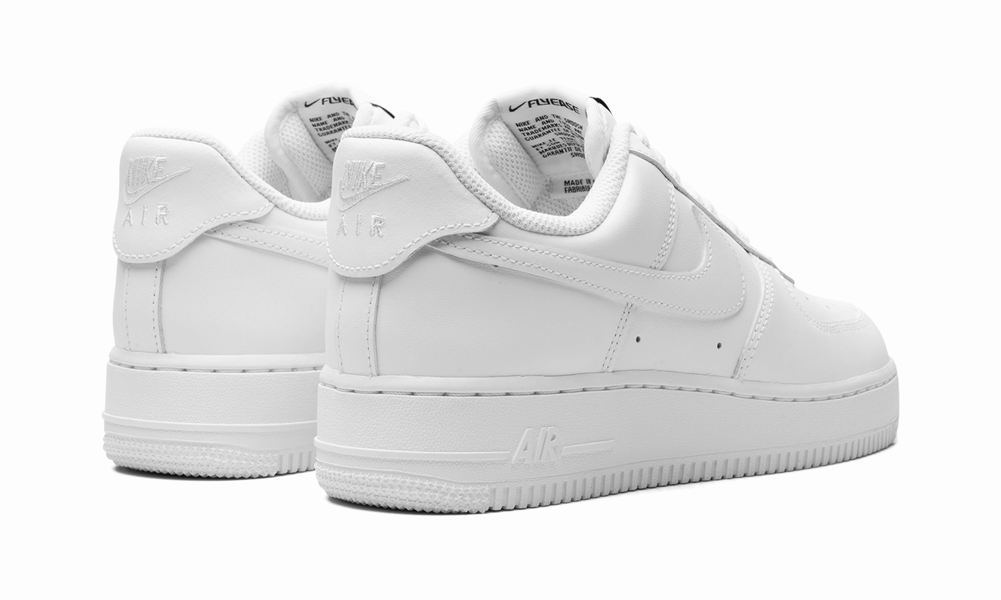 Fast Dry Smooth ride AIR FORCE 1 LO MNS WMNS "Flyease - White"
