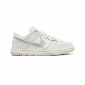 Smooth Texture Bold Detail Nike Dunk Low Essential 'Sail Oxygen Purple' Women's (2023)
