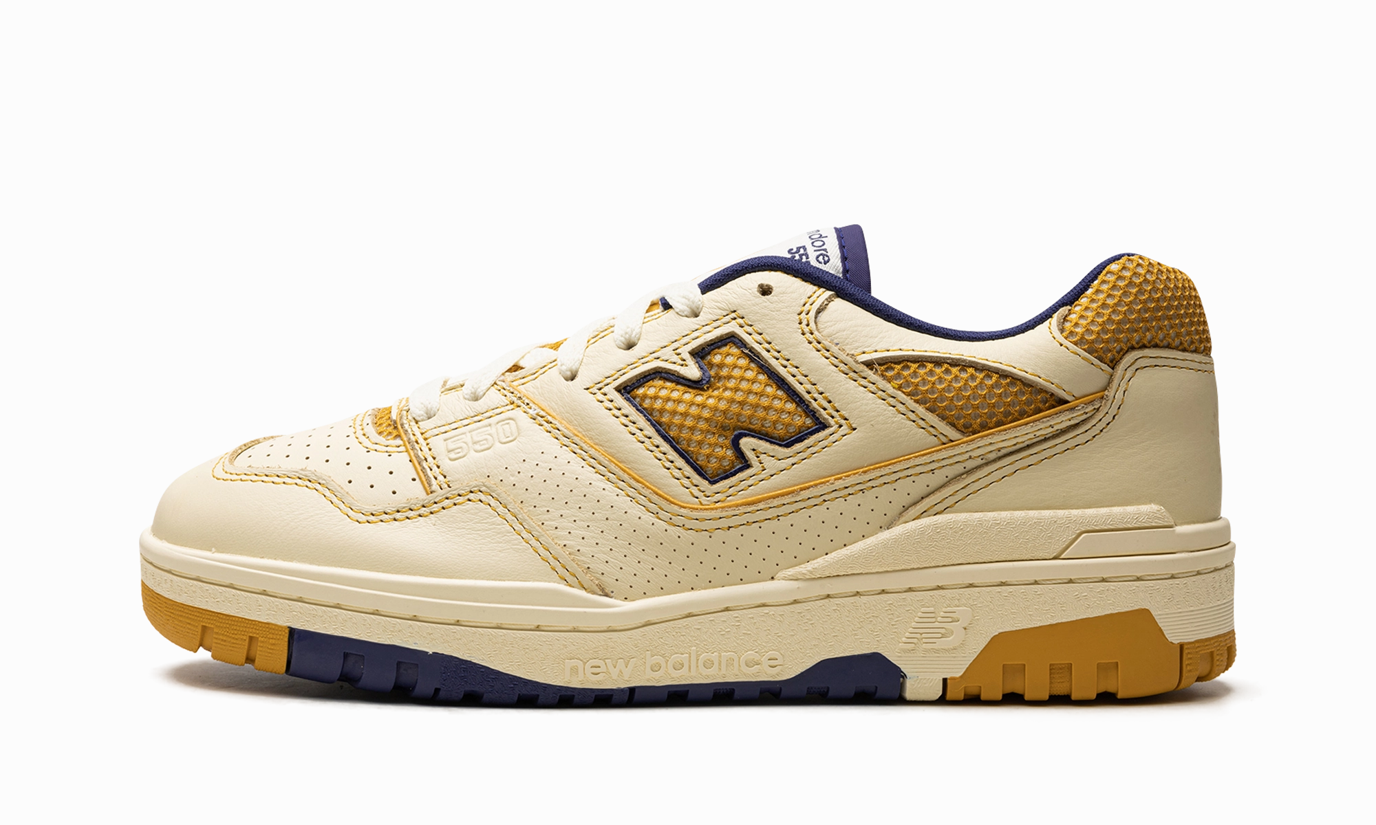 550 "Aime Leon Dore - White / Yellow" running for a way to stay inspired