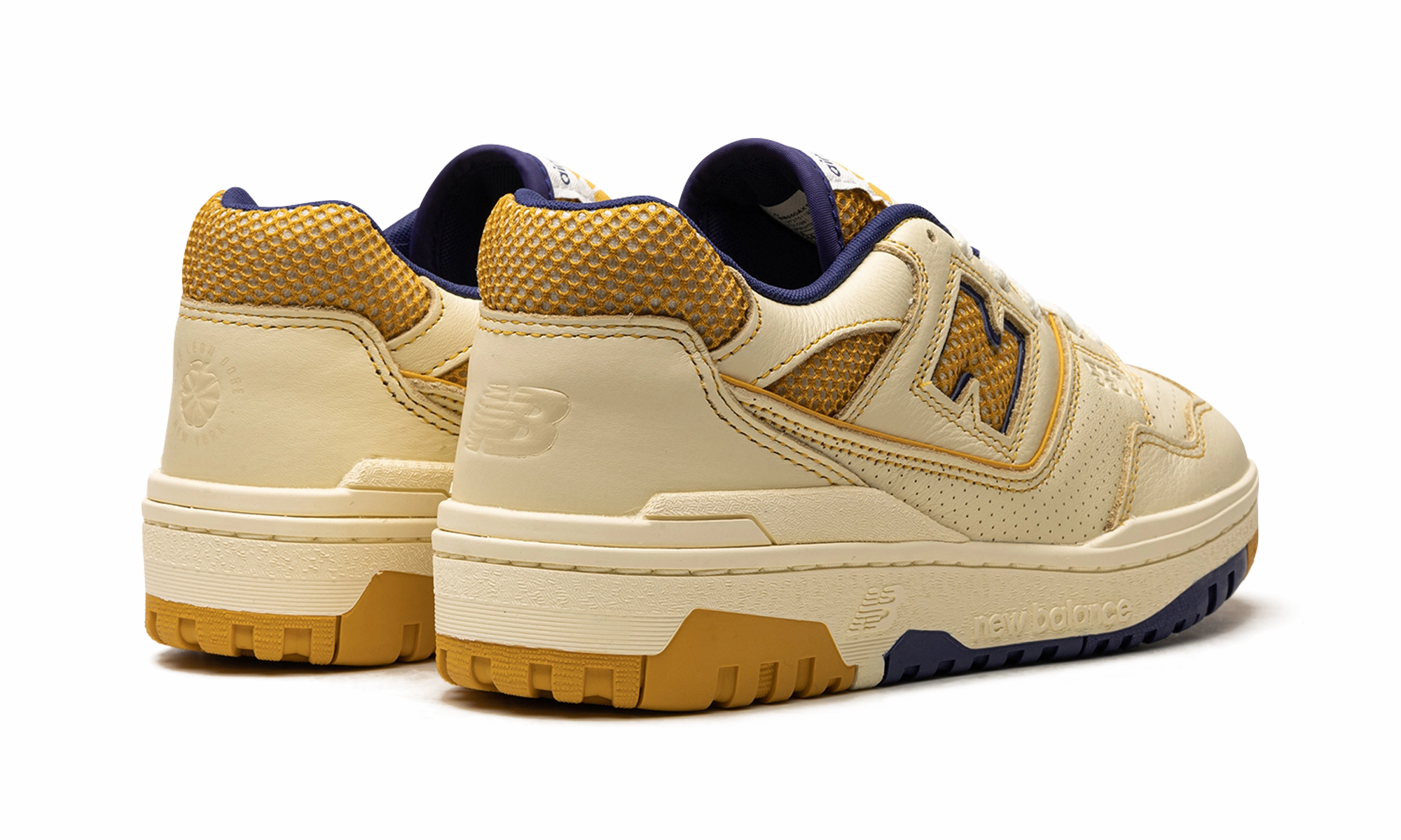 550 "Aime Leon Dore - White / Yellow" Heel Cup Support