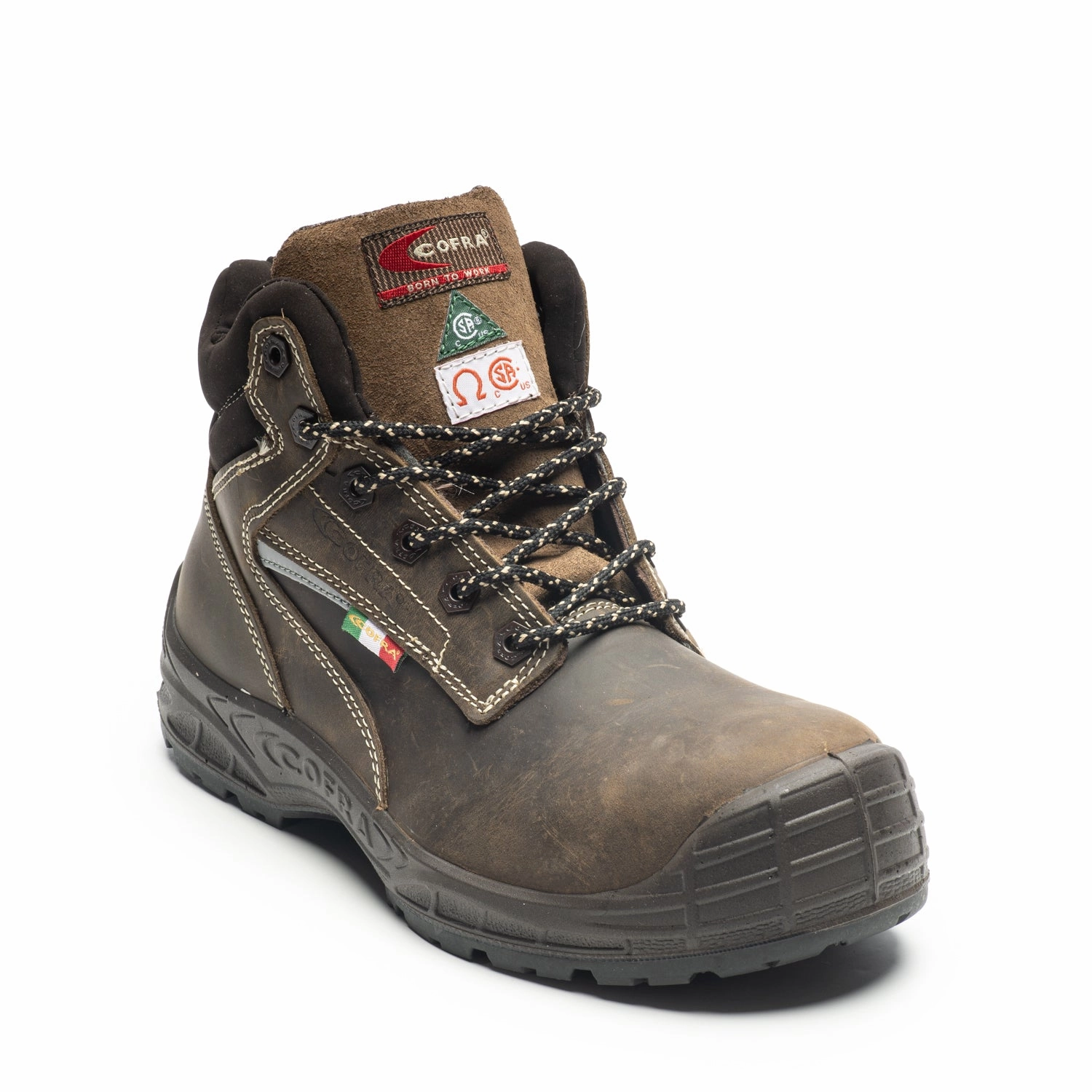 Low Profile Remote Hiking Montpellier Men's 6" Composite Toe Work Boots 12670 - Limited Sizing