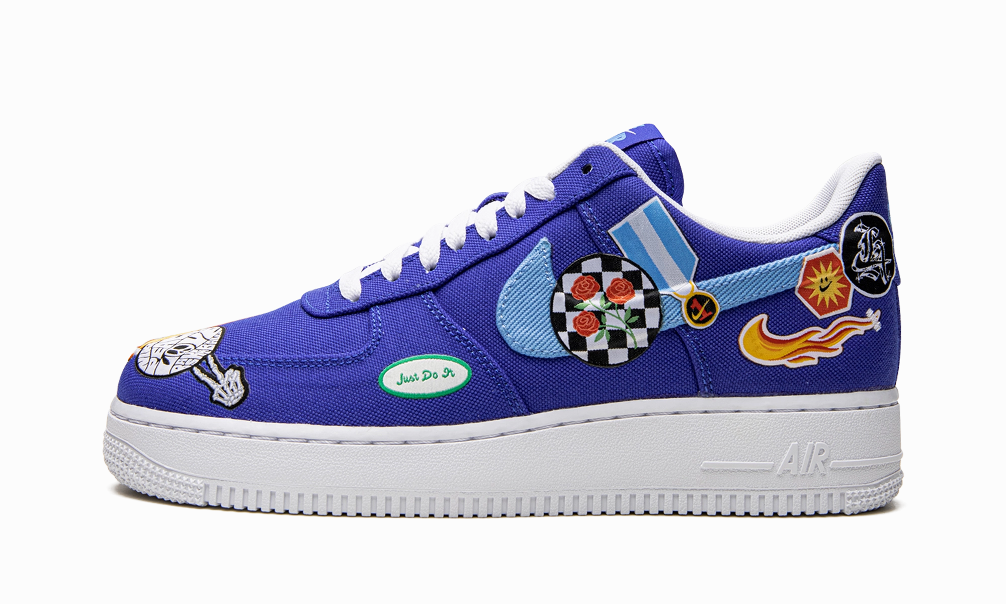 Train Step Galaxy Hike AIR FORCE 1 LO '07 PRM MNS WMNS "Los Angeles Patched Up"