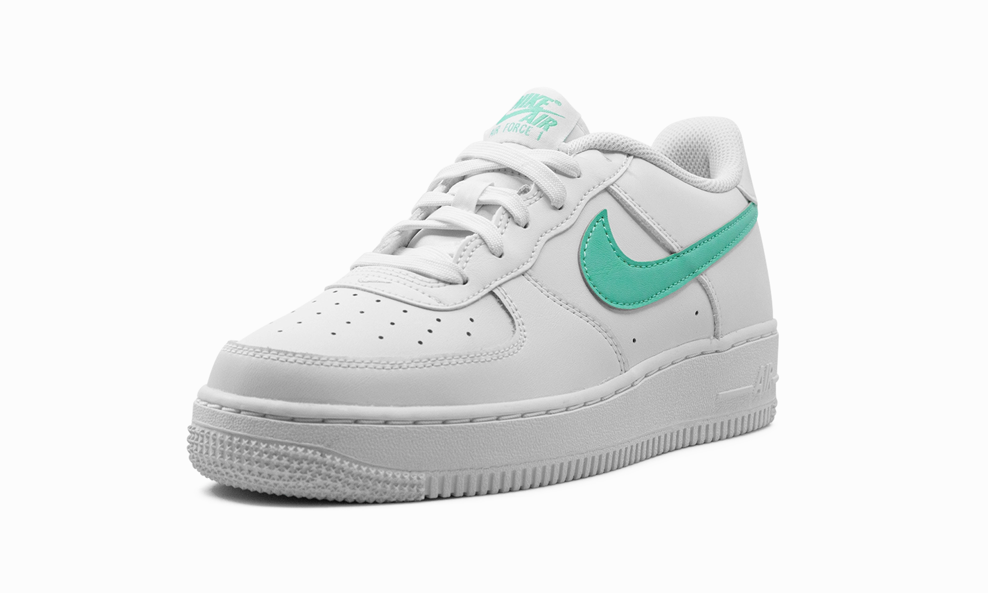 Moisture Wicking Sockliner Adult Wear Air Force 1 Low GS "Summit White Emerald Rise"