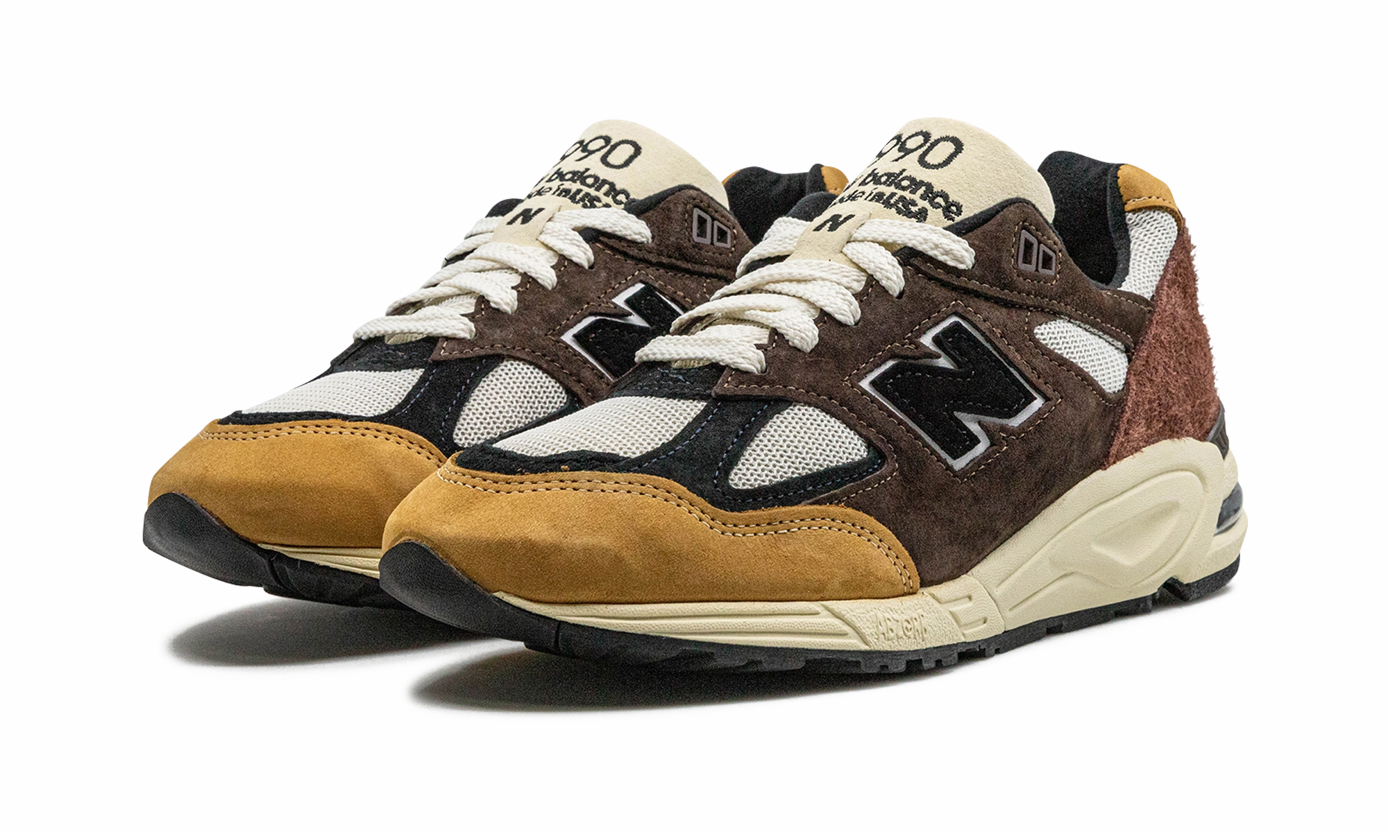 Long distance endurance school - run running shoes 990v2 "Made In USA - Brown"