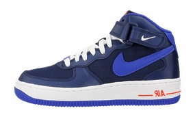 Air Force 1 Mid GS "MID NAVY / LYN BL WHITE BRGHT CRM" Non Restrictive Fit