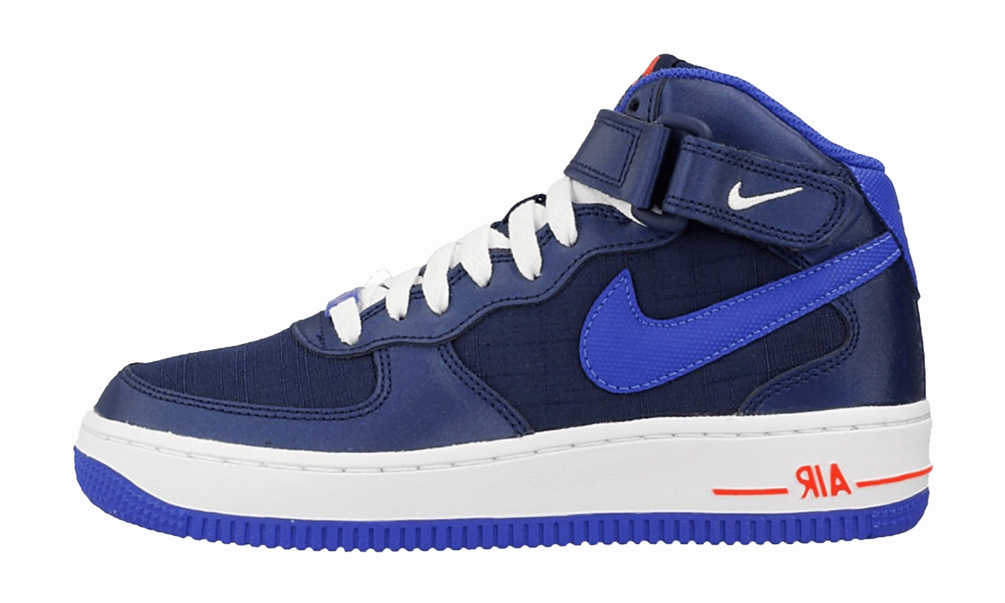 Air Force 1 Mid GS "MID NAVY / LYN BL WHITE BRGHT CRM" Non Restrictive Fit