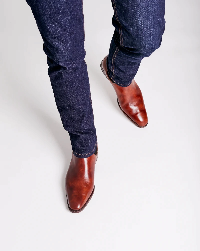 Soft ground Museum Cognac Leather Chelsea Boot