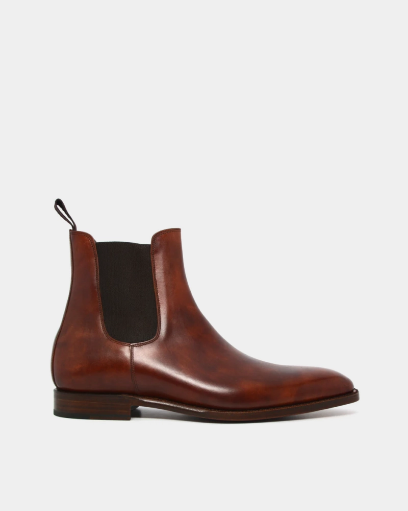 Museum Cognac Leather Chelsea Boot Workwear Fit