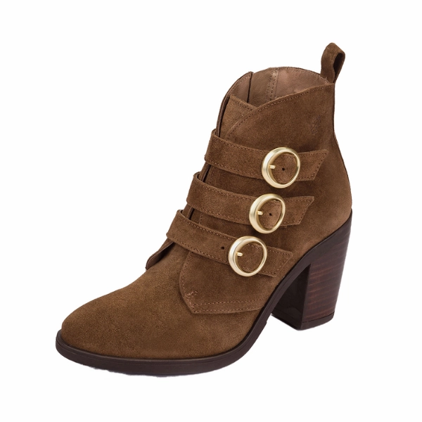Nassima Women's Tours 005 Brown Suede LaceUp