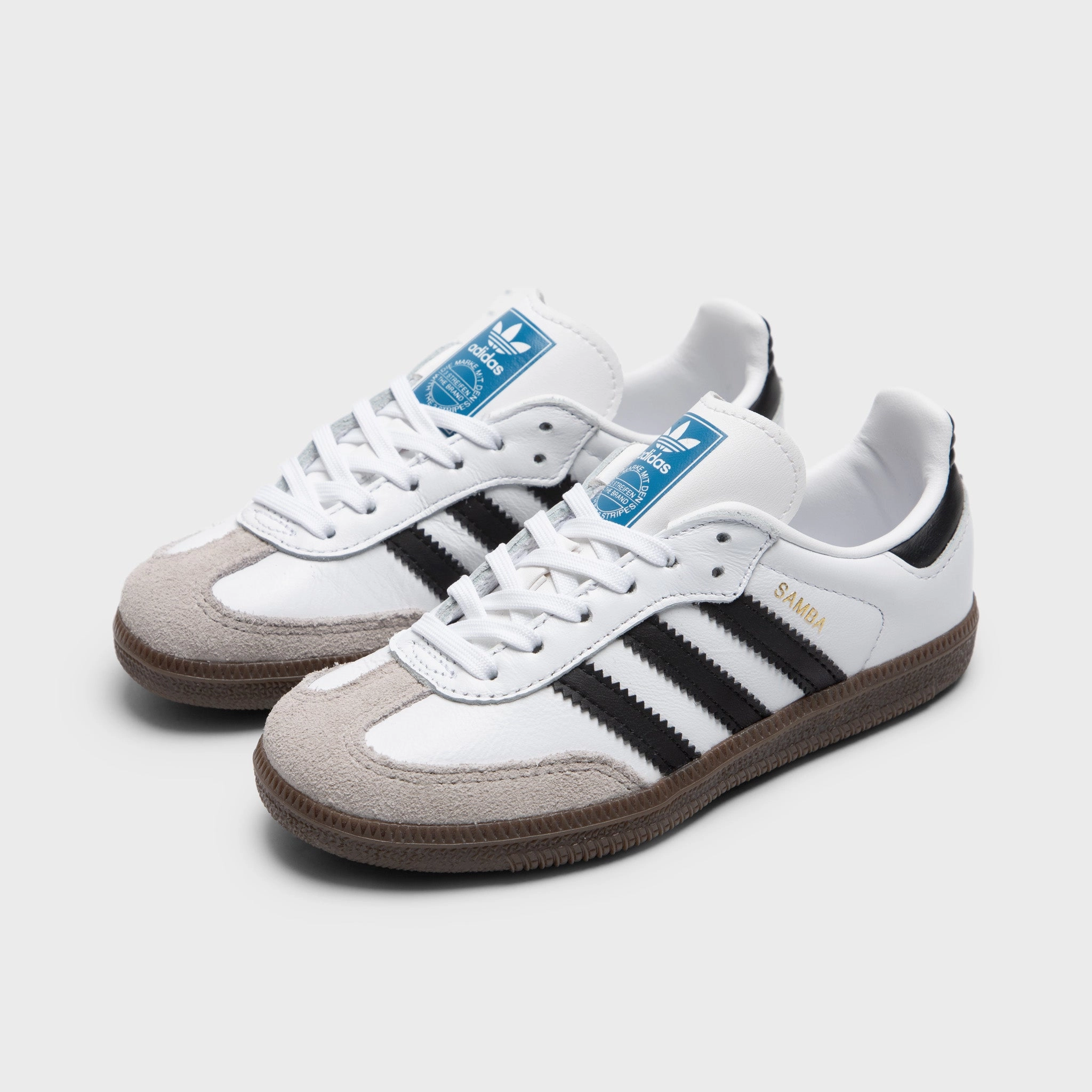 NonSlip Core Cushion adidas Originals Children's Samba OG Cloud White / Core Black - Gum