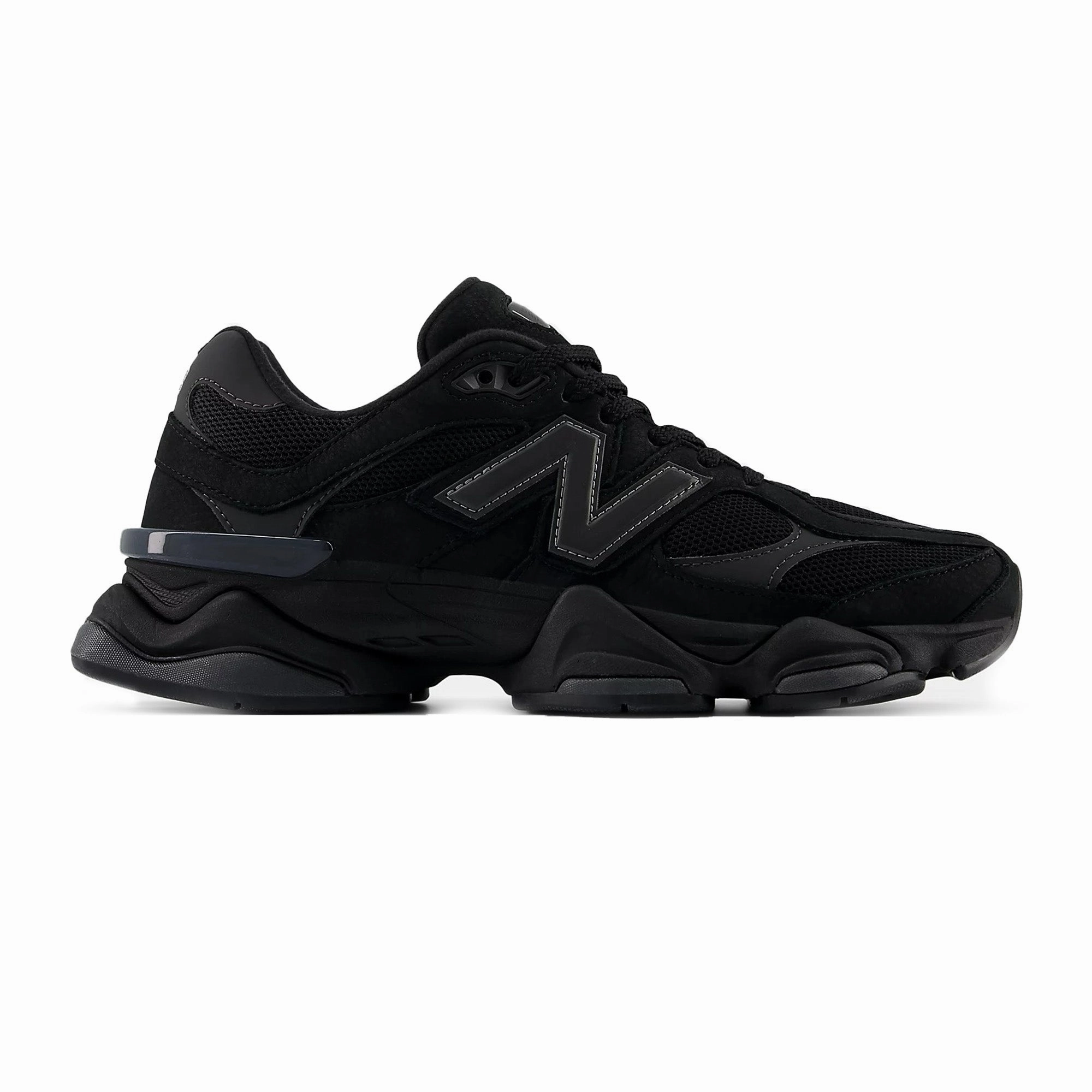 experienced runner shoes Shock Absorbing Plates New Balance 9060 'Black Cement' (2025)
