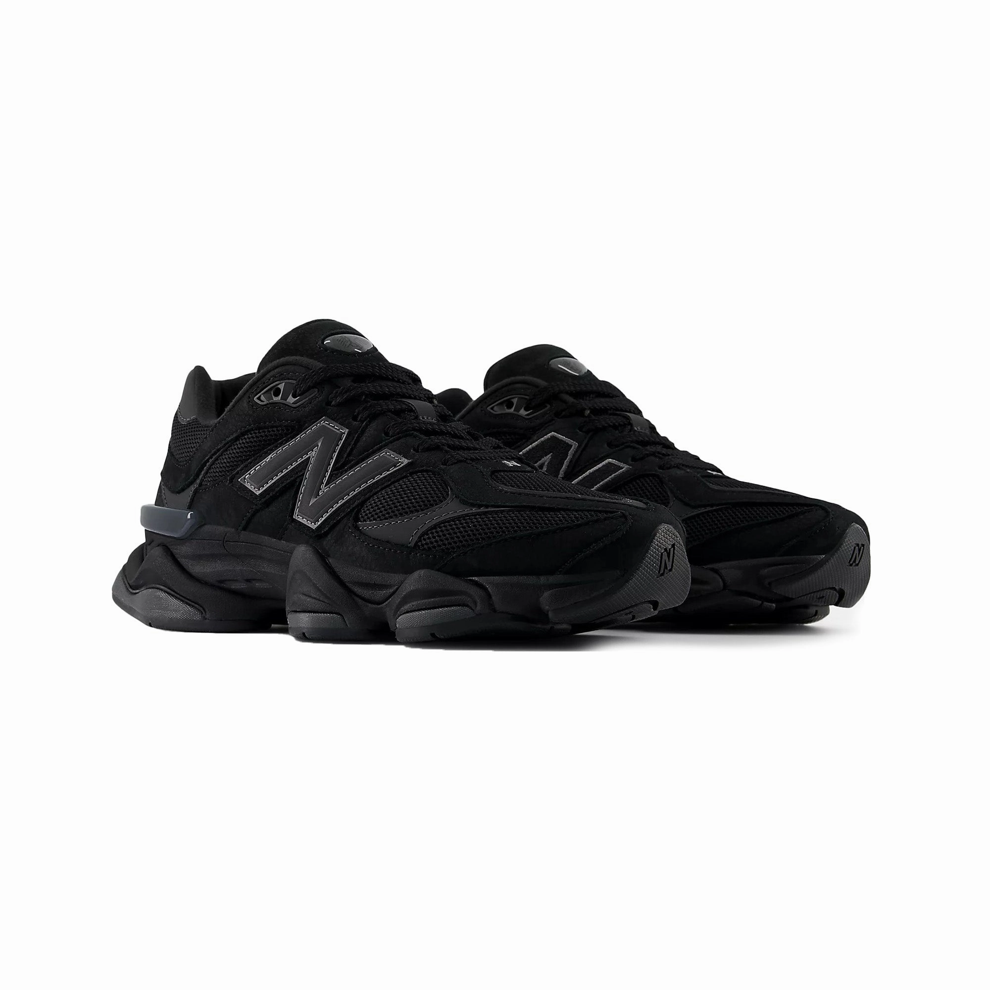New Balance 9060 'Black Cement' (2025) logo - embossed shoes Tensile Webbing