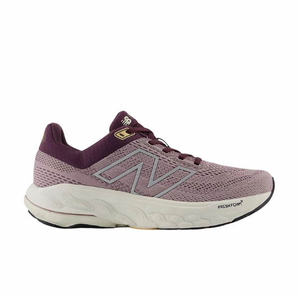 New Balance Women's Fresh Foam 860v14 Plum Comfortable Tongue duathlon running gear