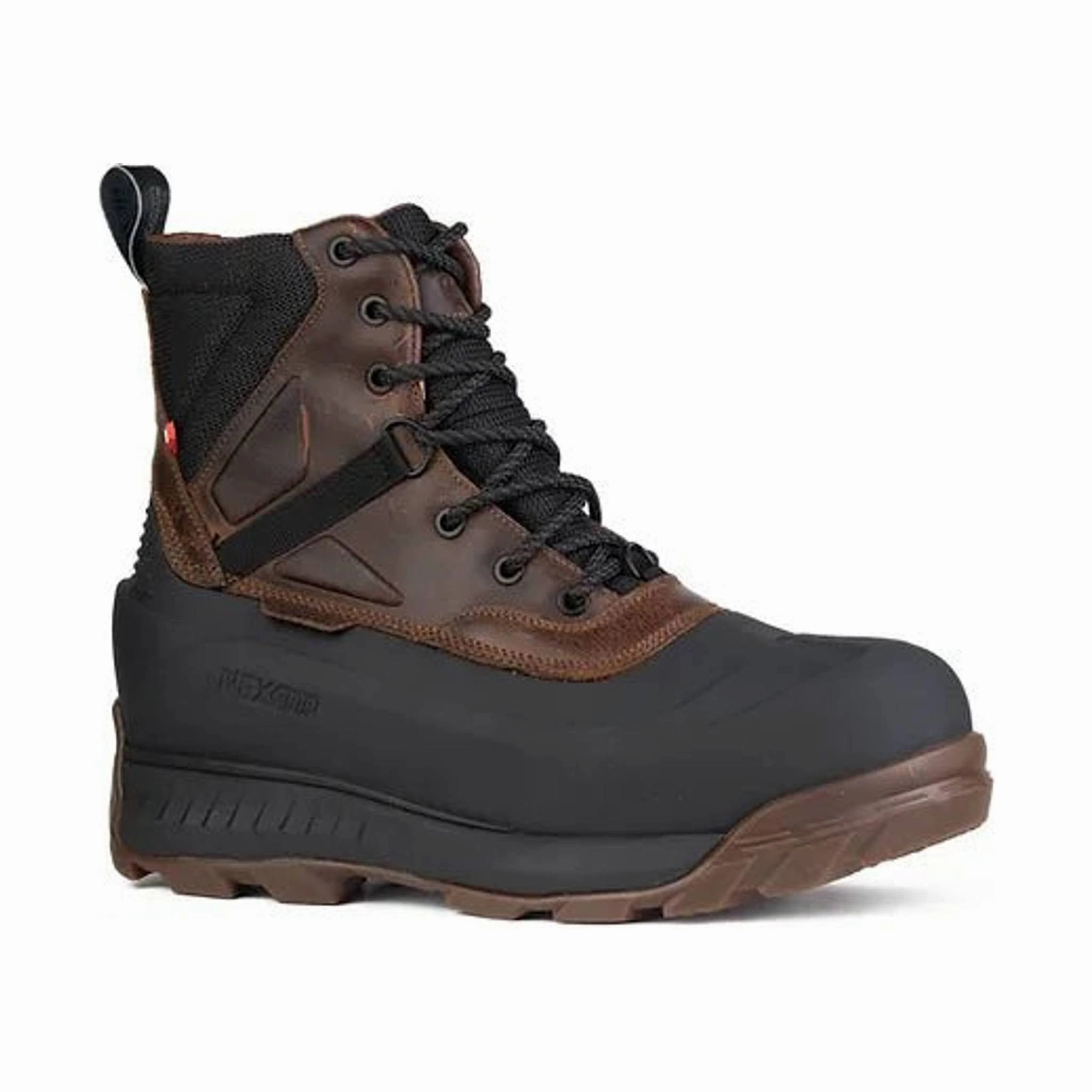 Slip Resistant Remote Hiking Nexgrip Men's Ice Pathfinder Boot - Dark Brown/Black