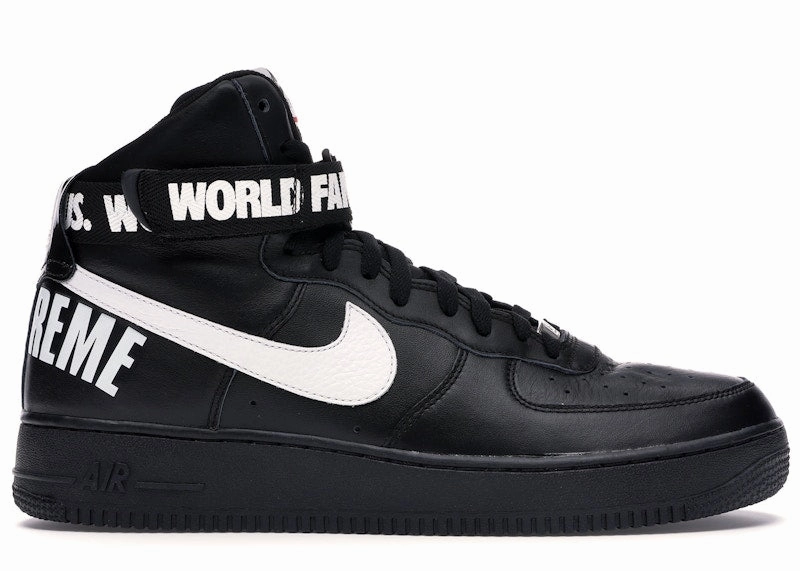 Bridge Walk Nike Air Force 1 High Supreme World Famous Black