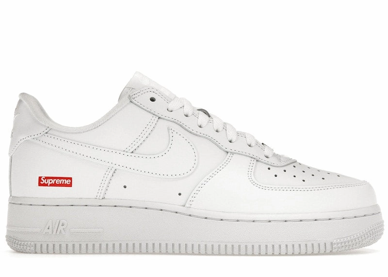 Nike Air Force 1 Low Supreme White Midsole Support Wear Easy