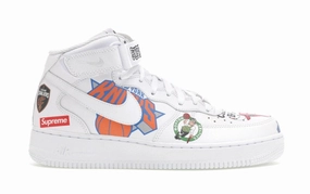 Odor Control Technology Nike Air Force 1 Mid Supreme Nba White