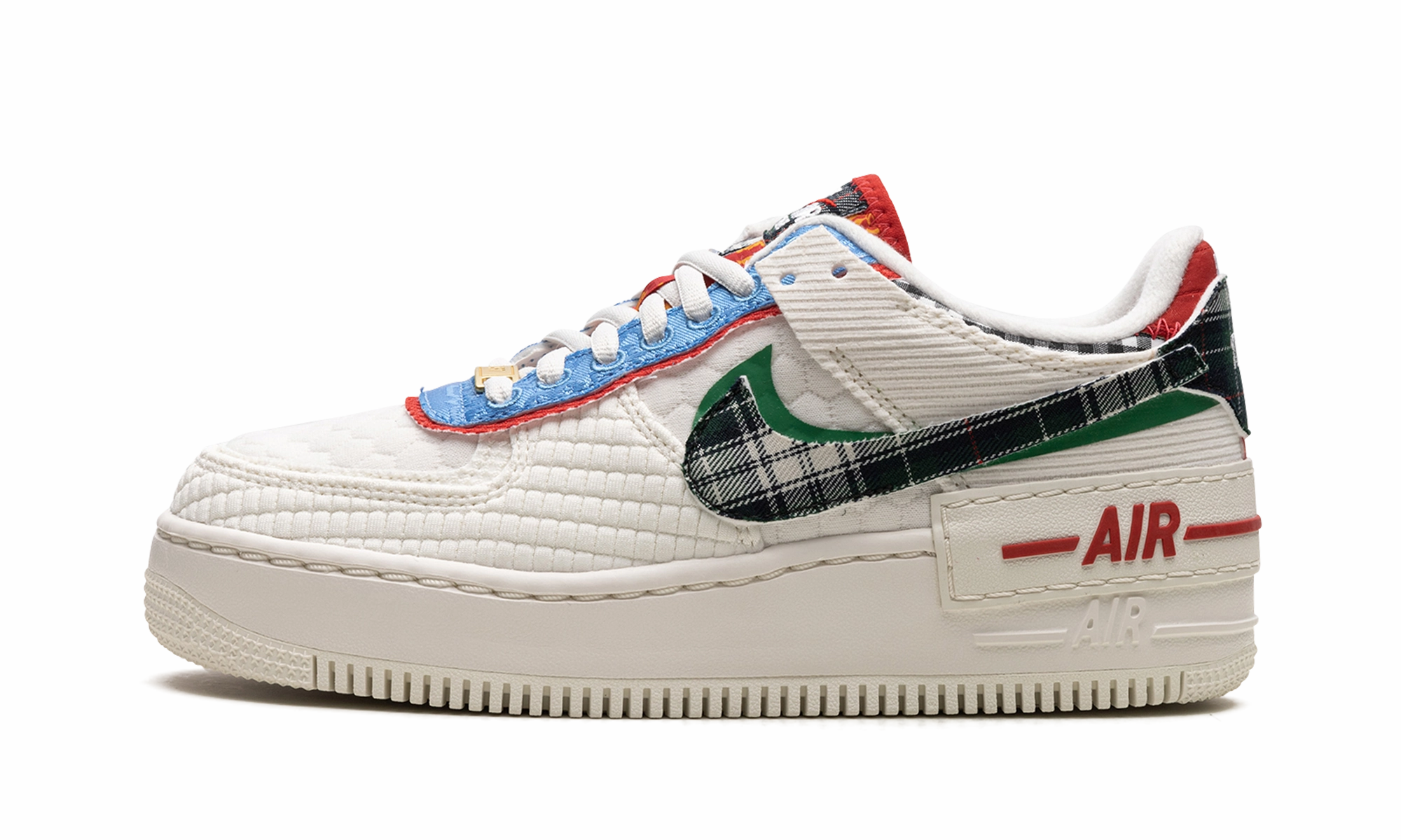 NIKE AIR FORCE 1 SHADO WMNS "Multi-Material" Market Go